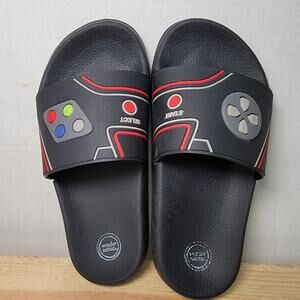 Wonder Nation Kids Black Game Controller Sliders - Size 11-12